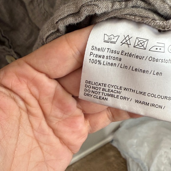 Malvin Hamburg 100% Linen button down dress - Picture 4 of 7